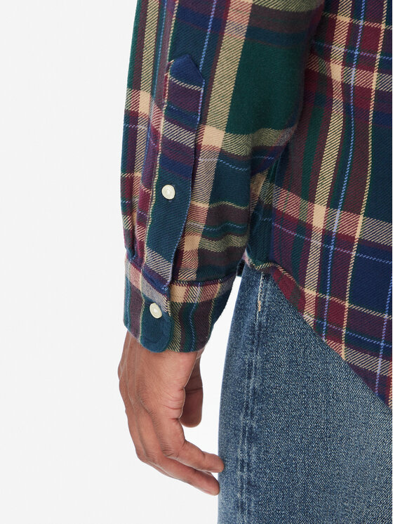 Polo Ralph Lauren Polo Ralph Lauren Srajca 710B30152001 Temno zelena Custom Fit