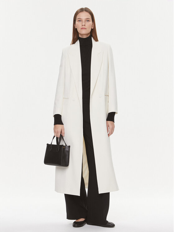 IVY OAK IVY OAK Cappotto di transizione IO1122F9049 Écru Regular Fit