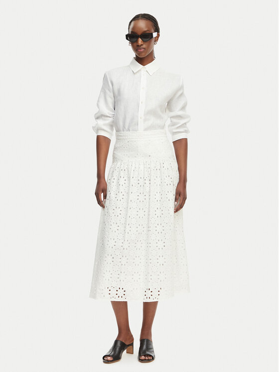 Marella Marella Maksi svārki Ballo 2615101042 Balts Regular Fit