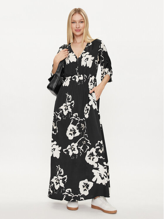 Marc O'Polo Marc O'Polo Ljetna haljina 403 1208 21347 Crna Relaxed Fit