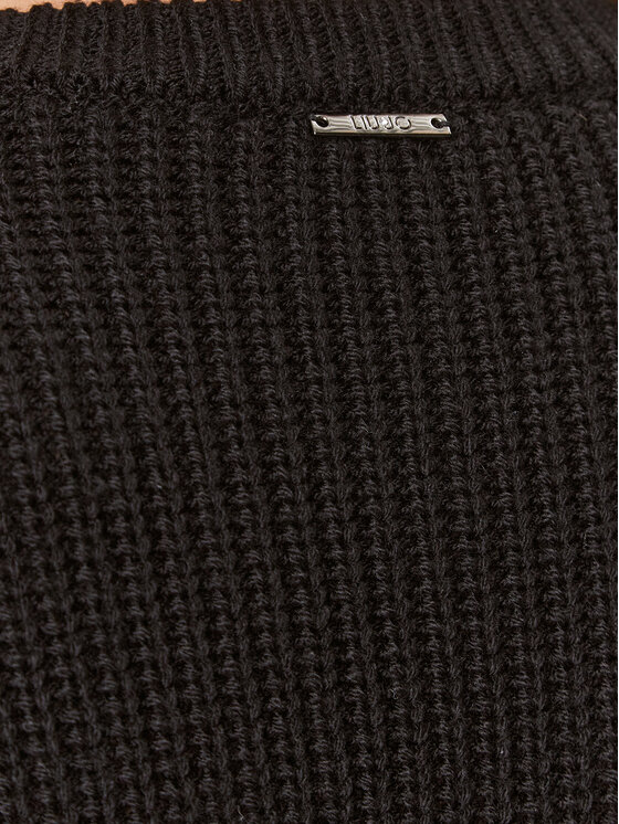 Liu Jo Liu Jo Pulover MF3005 MA51I Negru Regular Fit