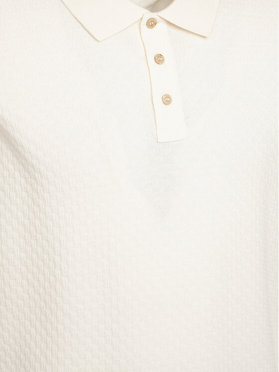 JOOP! JOOP! Polo marškinėliai Roni 10100056 30100501 Écru Regular Fit