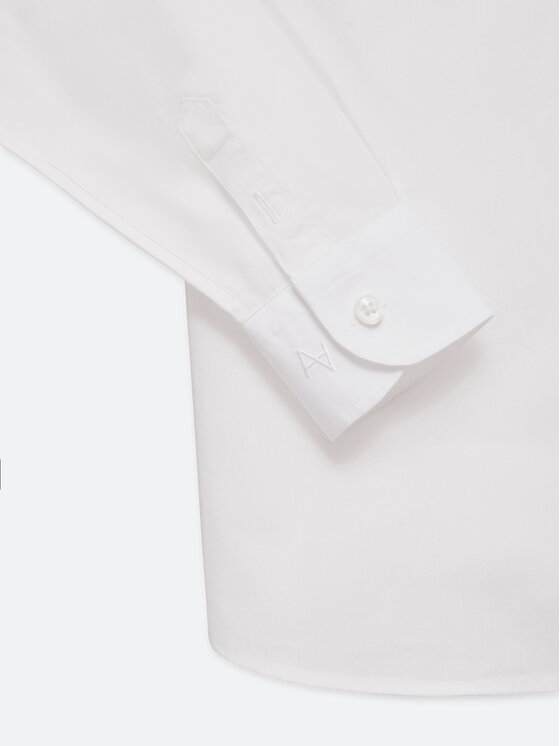 Americanos Americanos Сорочка Unisex Memphis Білий Relaxed Fit