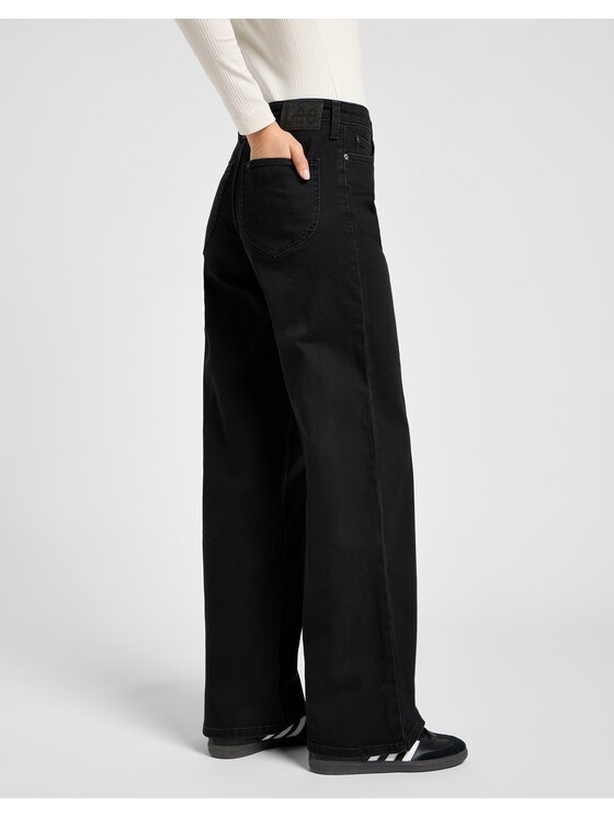 Lee Lee Jeansy Stella A Line Czarny Bootcut Fit
