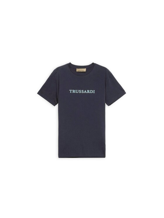 Trussardi Trussardi T-Shirt G0498000106N034 Niebieski Regular Fit