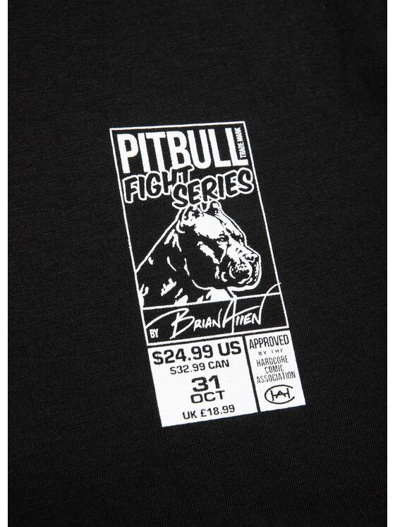 PITBULL PITBULL T-Shirt Koszulka Czarny Regular Fit