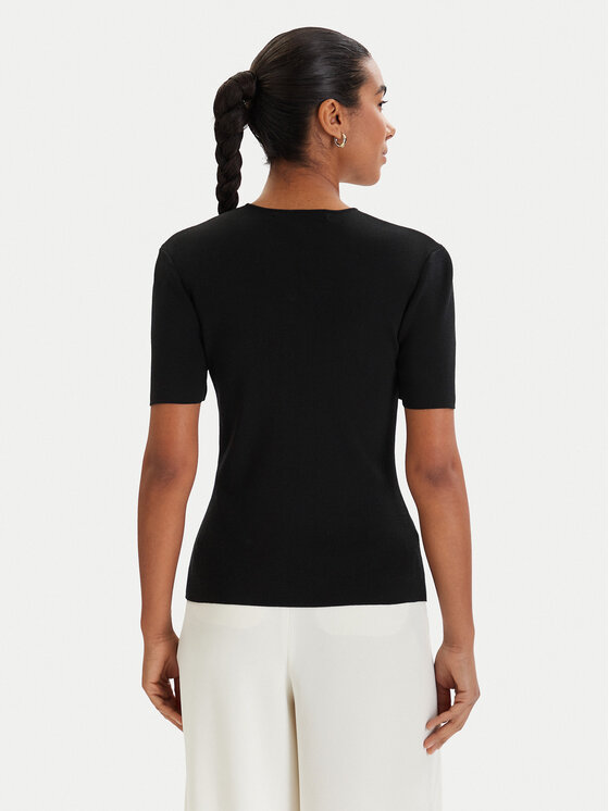 KARL LAGERFELD KARL LAGERFELD Bluză B1W18014 Negru Slim Fit
