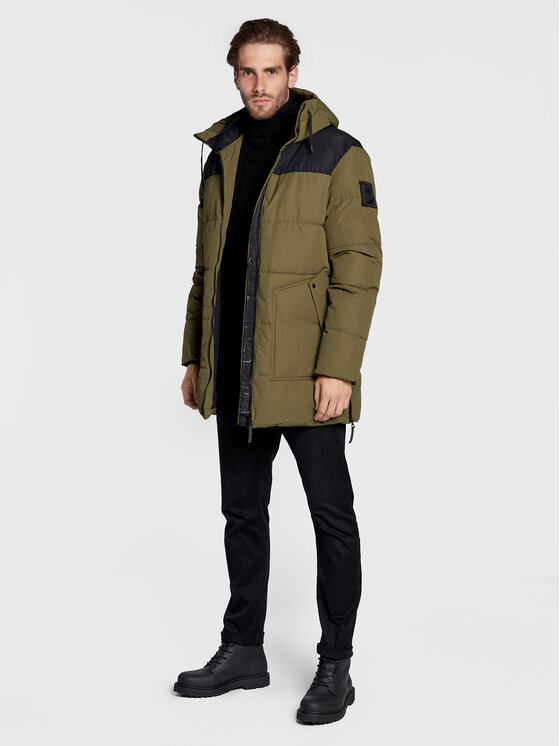 Halti Halti Kurtka zimowa Linjat 065-0419 Zielony Regular Fit