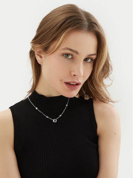 Guess Guess Kaklo papuošalas JUBN05 038JW Sidabrinė