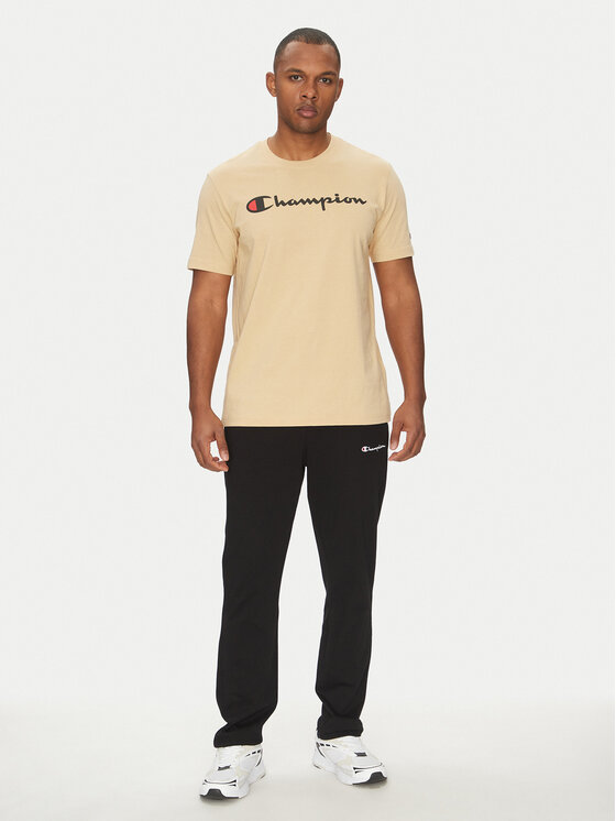 Champion Champion T-särk 220256 Beež Regular Fit