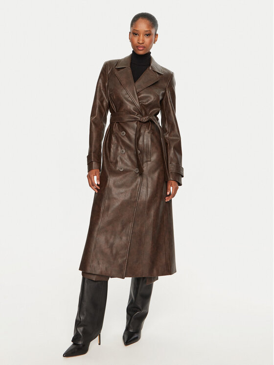 Bardot Bardot Tenchcoat 56210JB8 Braun Regular Fit