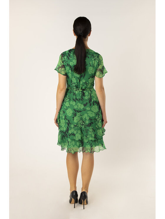 QUIOSQUE QUIOSQUE Každodenné šaty SALMA DRESS BIS2 Zelená Regular Fit
