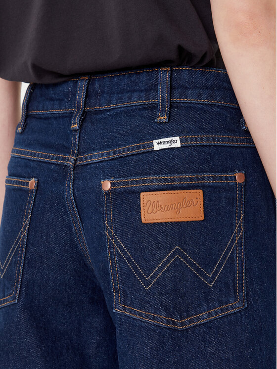 Wrangler Wrangler Traperice World Wide 112372996 Tamnoplava Wide Leg