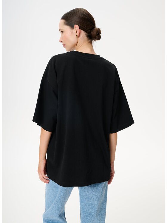 LEBRAND LEBRAND T-Shirt Weston Czarny Oversize
