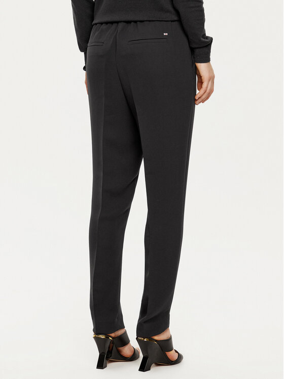 Tommy Hilfiger Tommy Hilfiger Chino WW0WW45450 Crna Slim Fit