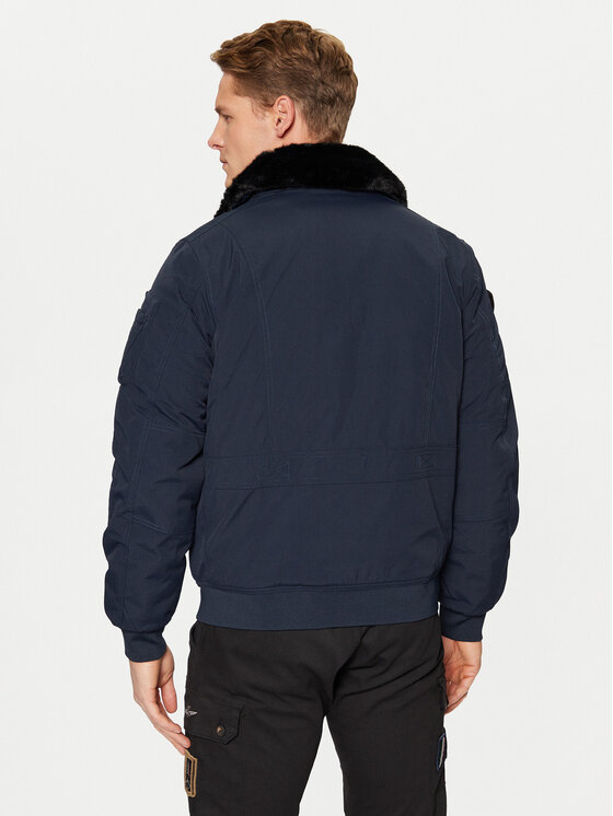 Aeronautica Militare Aeronautica Militare Bomber 242AB2106CT3151 Blu scuro Regular Fit