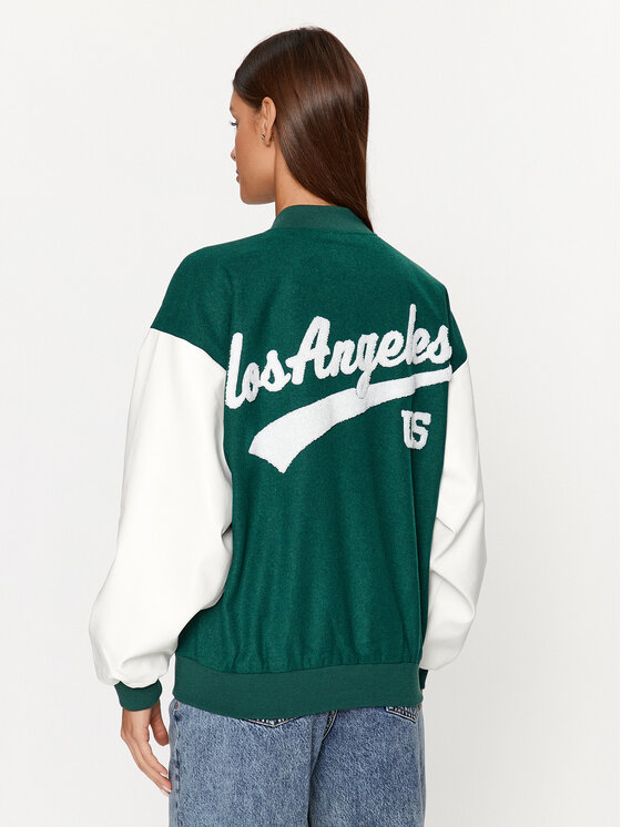 Noisy May Noisy May Μπόμπερ μπουφάν Ocean 27028587 Πράσινο Relaxed Fit