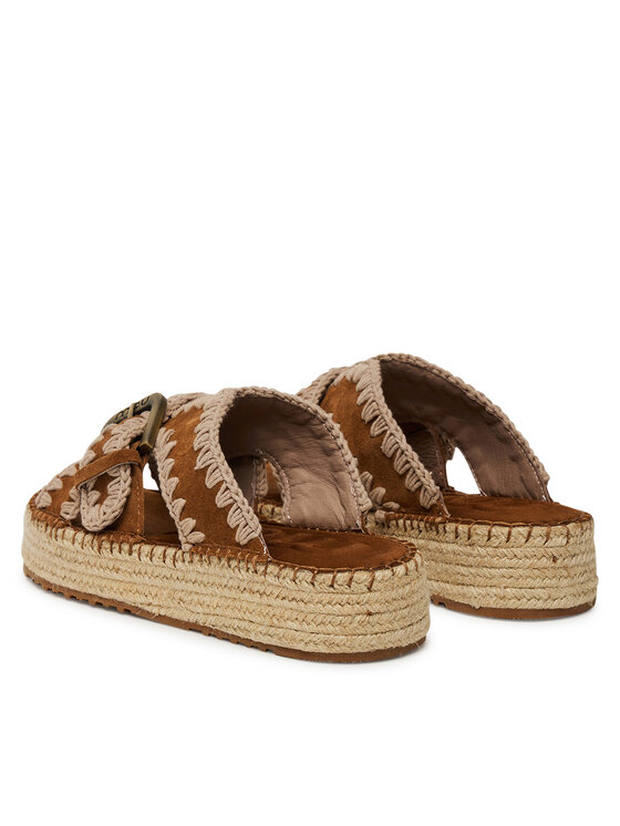 Mou Mou Espadrile Jute sandal MU.SW641003A Rjava