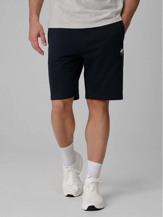 4F 4F Szorty sportowe PLAYER Granatowy Regular Fit