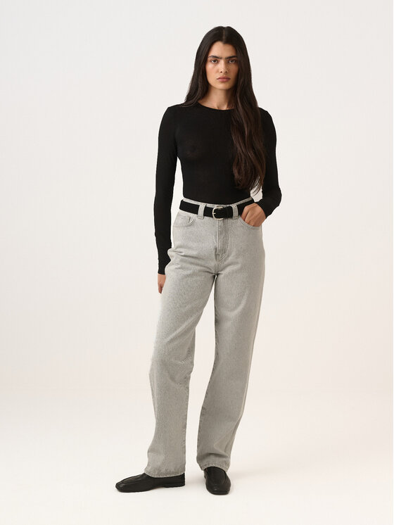 La Mania La Mania Spodnie dresowe RENEE Szary Classic Fit