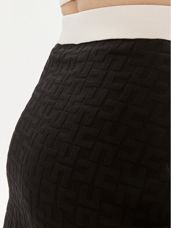 Elisabetta Franchi Elisabetta Franchi Minirock GK-98B-42E2-004477 Schwarz Slim Fit