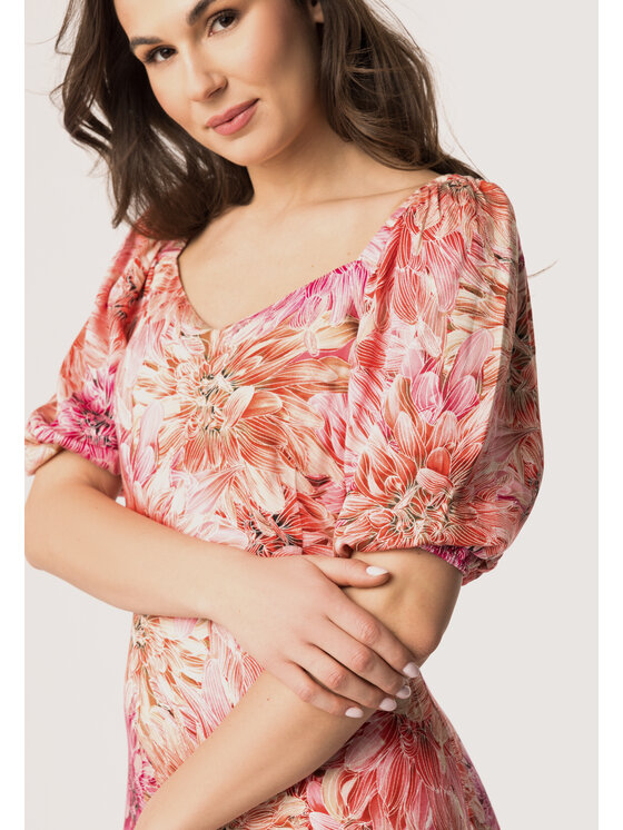 QUIOSQUE QUIOSQUE Každodenné šaty LYON DRESS Ružová Regular Fit