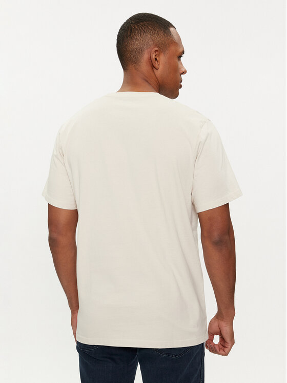 Wrangler Wrangler T-Shirt Logo 112350523 Écru Regular Fit