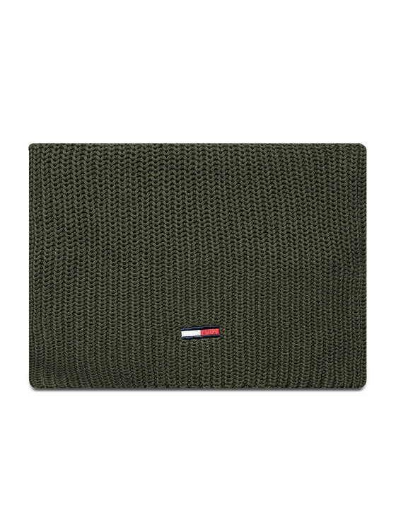 Tommy Jeans Ruta Tjm Basic Rib Scarf AM0AM07933 Zelena
