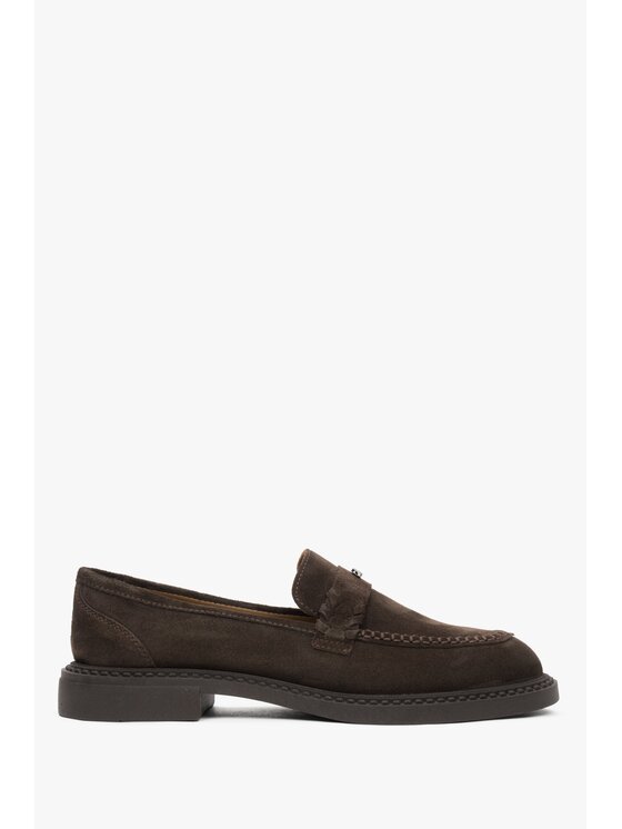 Loafersy, rozmiar 38, Brązowe, ER00116793