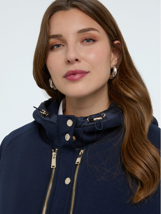Fiorella Rubino Fiorella Rubino Giacca di transizione 8011T000359N034 Blu A-Line Fit
