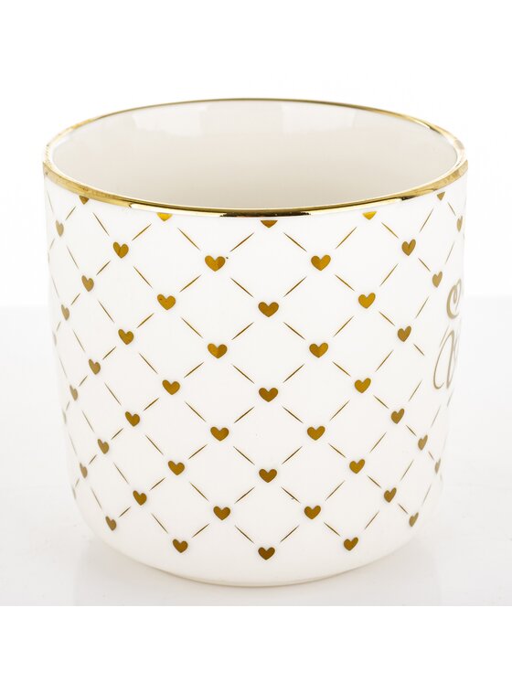 MIAhome MIAhome Kubek porcelanowy 385 ml VALENTINES DAY Biały