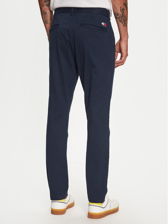 Tommy Jeans Tommy Jeans Chinos Austin DM0DM20445 Sötétkék Slim Fit