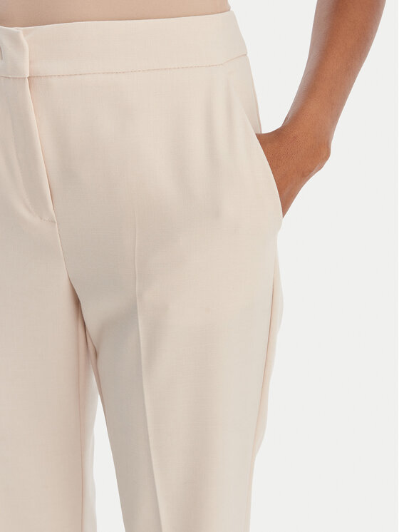 Marella Marella Chinos kelnes Emme by Marella Trofeo 2615131081 Kreminė Slim Fit