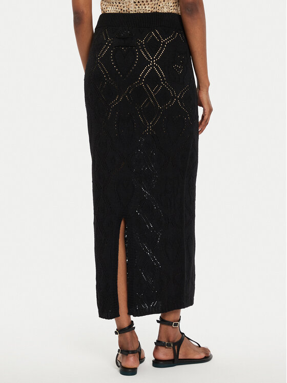 TWINSET TWINSET Pouzdrová sukně 242TP3453 Černá Slim Fit