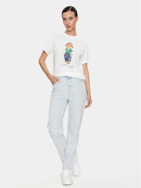Polo Ralph Lauren Polo Ralph Lauren T-shirt 211935615001 Bijela Regular Fit