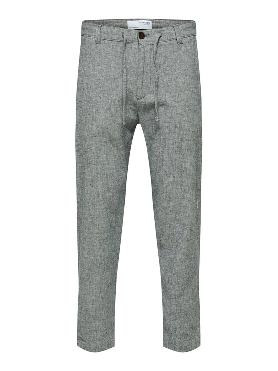 Selected Homme Selected Homme Chinos kelnes 16087636 Pilka Slim Tapered Fit
