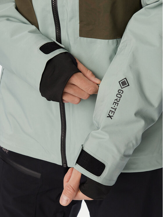 Quiksilver Quiksilver Geacă pentru snowboard Forever Stretch Gore-Tex Jk EQYTJ03549 Verde Regular Fit