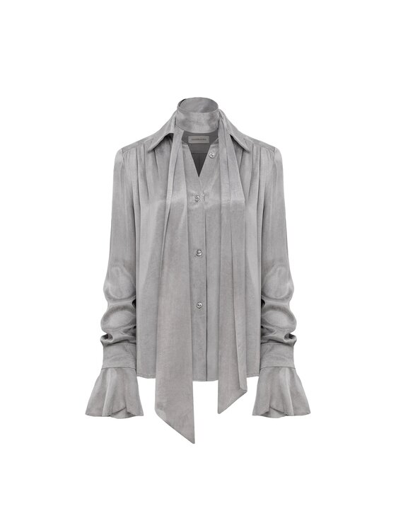 MANDRAGORA MANDRAGORA Camicia Celia Grigio Slim Fit