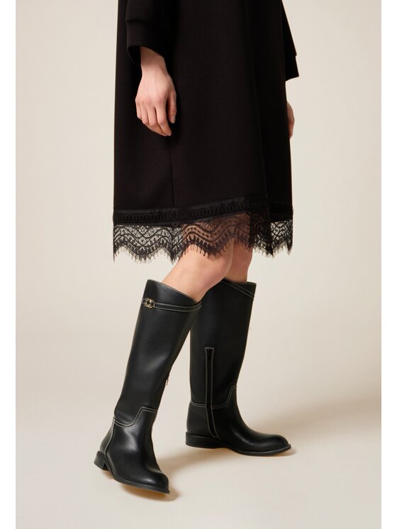 Oltre Oltre Vestito da giorno 7073E000346N033 Nero Over Fit