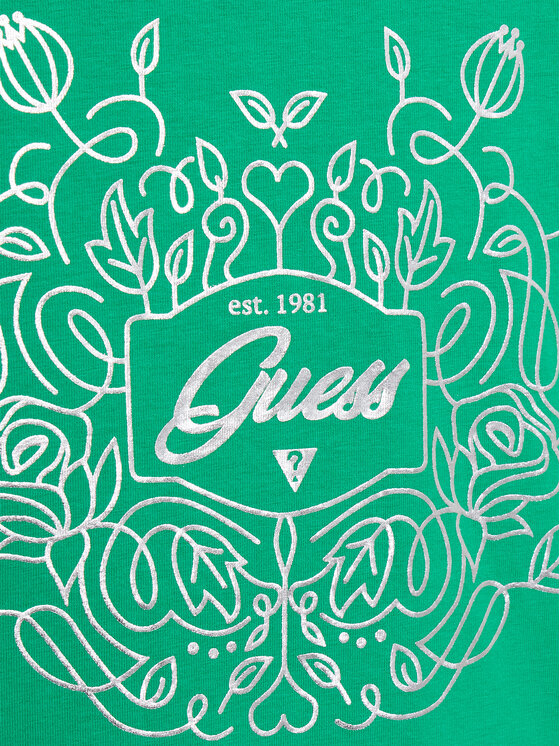 Guess Guess T-shirt J3GI20 K6YW1 Verde Regular Fit