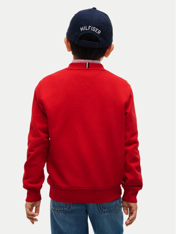 Tommy Hilfiger Tommy Hilfiger Džemperis Essential KB0KB10766 Raudona Regular Fit