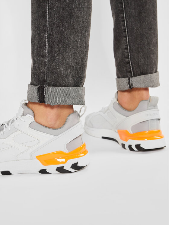 Geox Geox Sneakersy U Grecale B U028ZB 04622 C1352 Bílá