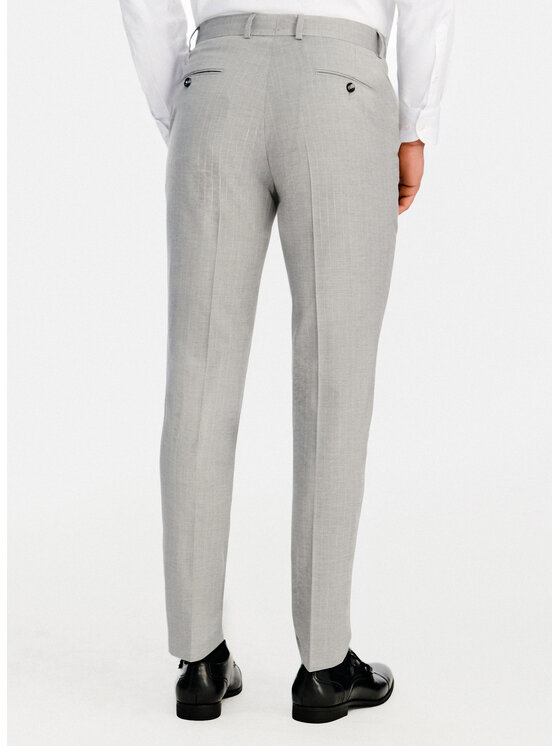 Pako Lorente Pako Lorente Spodnie garniturowe P26SF-6G-031 Szary Slim Fit