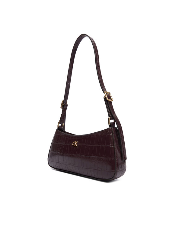 Calvin Klein Calvin Klein Handtasche Ck Croc Small LV04F3283G Dunkelrot