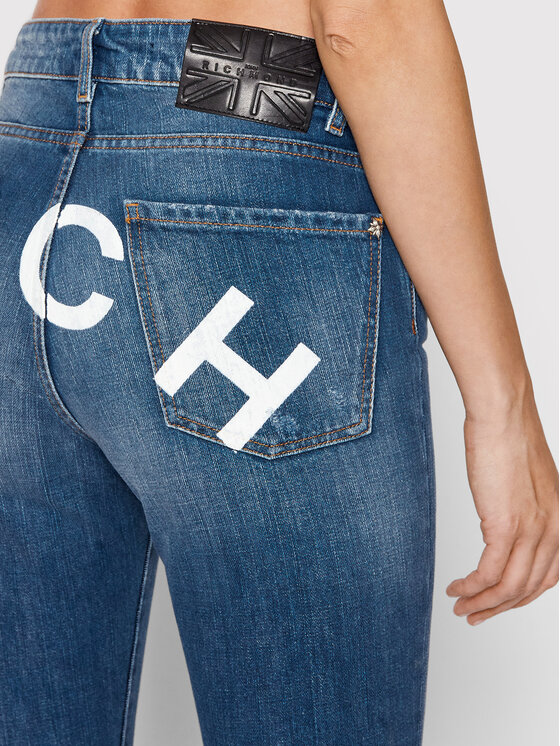 John Richmond John Richmond Jeans hlače Lana RWP22151JE Modra Slim Fit