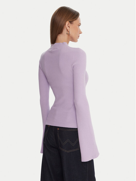 Kontatto Kontatto Rollkragenpullover 3M0816C Violett Regular Fit