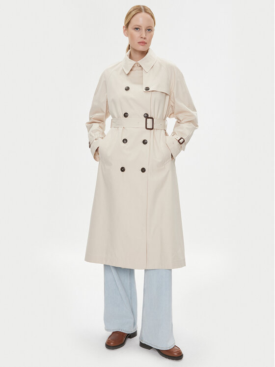 Tommy Hilfiger Tommy Hilfiger Trenčas WW0WW38947 Smėlio Regular Fit