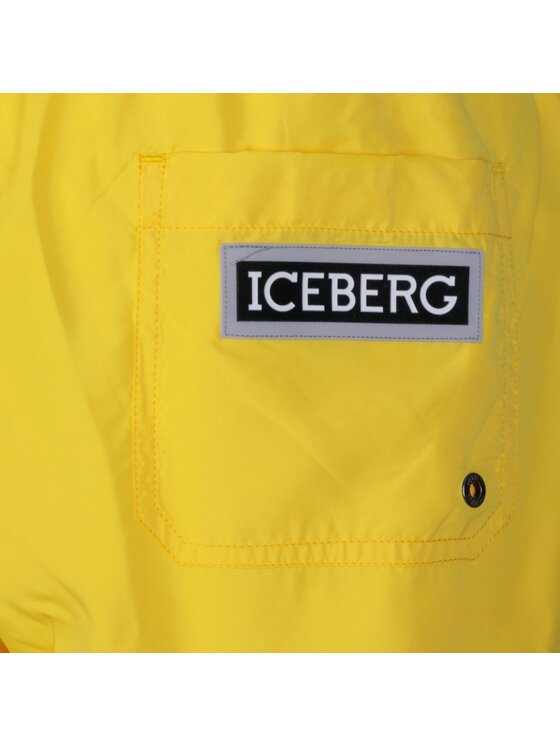 Iceberg Iceberg Plavecké šortky ICE2MBM02 Žlutá Regular Fit