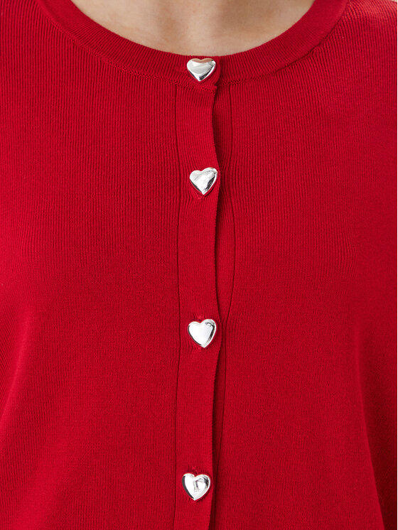 ONLY ONLY Pletena jopica Maisie 15364920 Rdeča Regular Fit