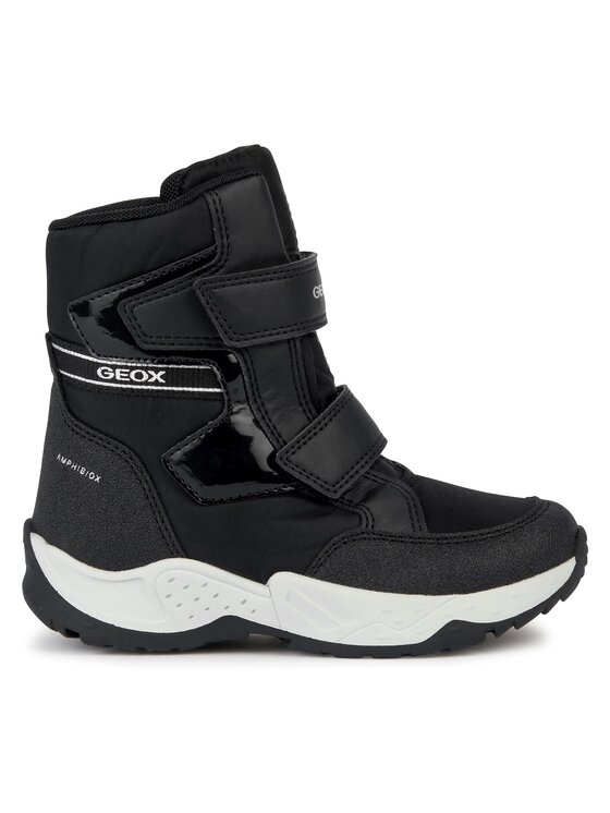 Geox Snehule J Sentiero Girl B Ab J36FVD 0FU54 C9999 M Čierna